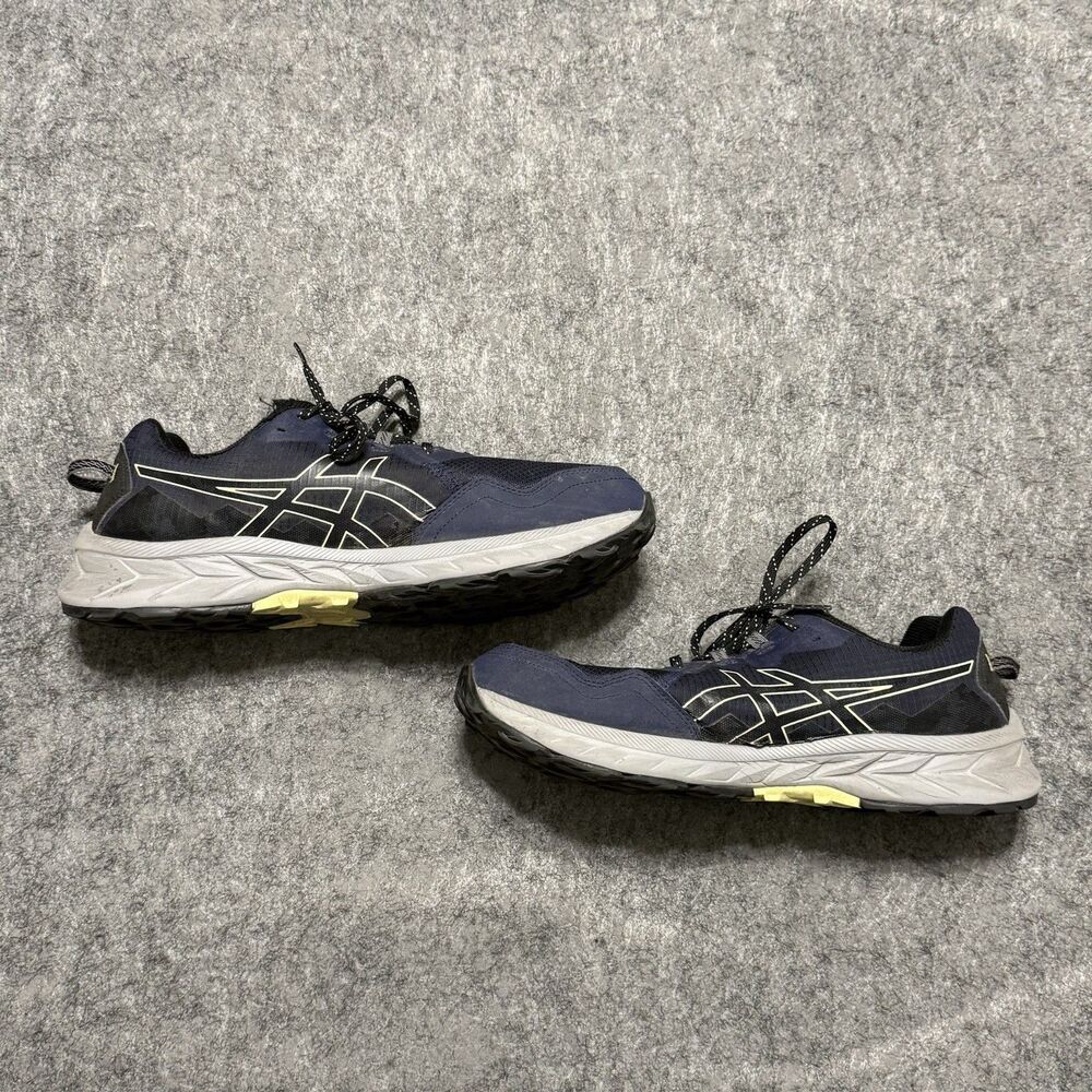 ASICS Gel-Venture 10 Mens Size 12 Wide Blue Trail Running Shoes Athletic